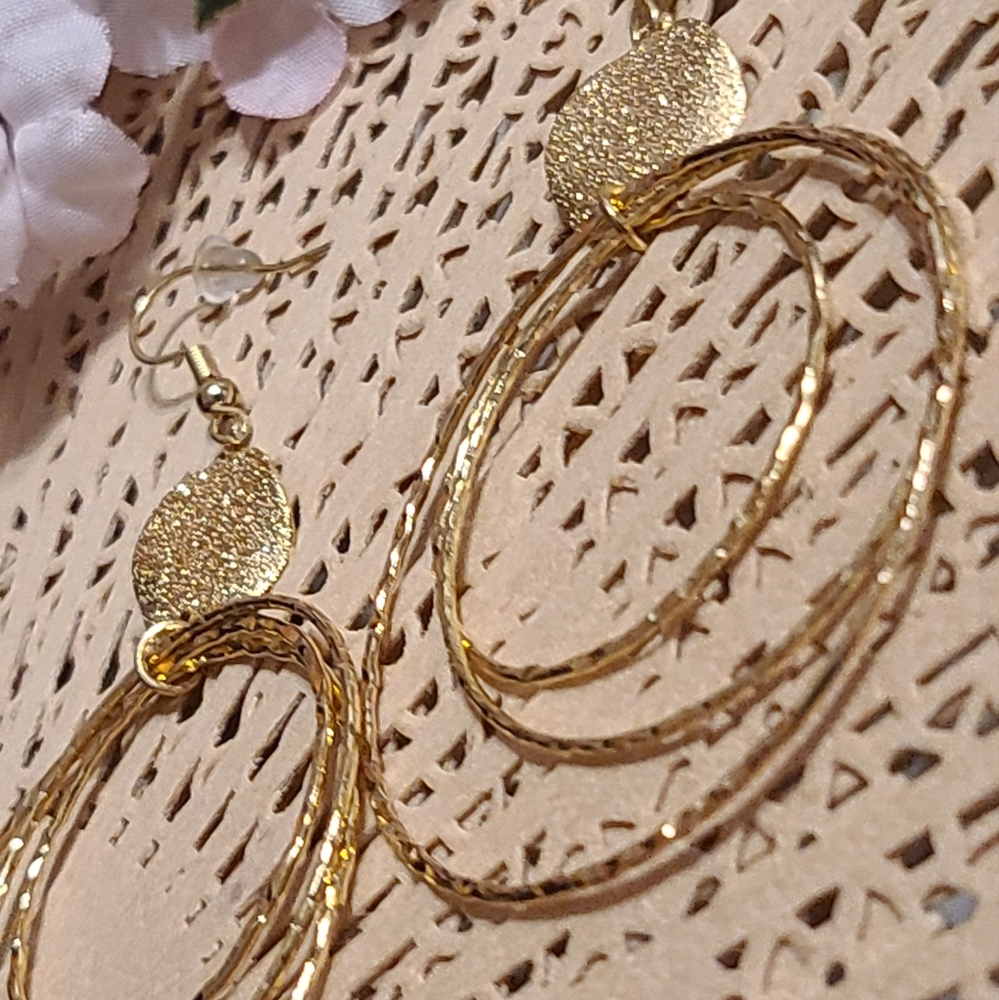 90's Earrings gold for sale - Picture 4 of 11
